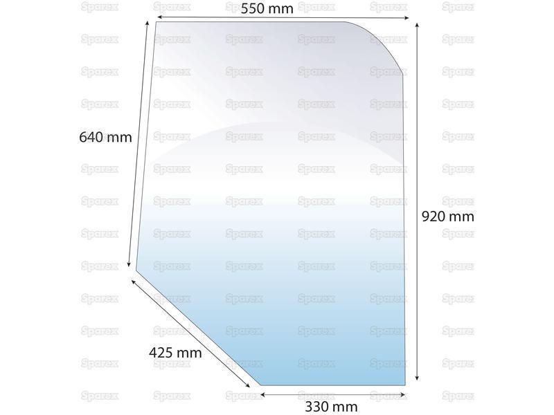 Door Glass RH & LH for Case IH 885 (85 Series)