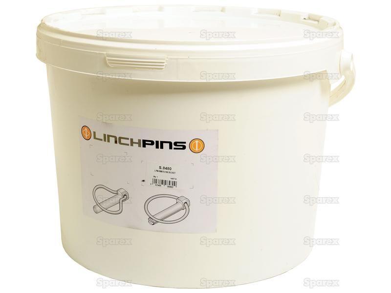 Round Linch Pin, Pin Ø8mm x 44.5mm (500 pcs. Large Bucket)