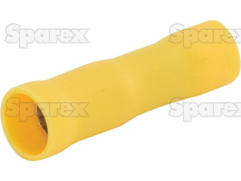 Pre Insulated Bullet Terminal, Standard Crimp - Female, 5.0mm, Yellow (4.0 - 6.0mm)