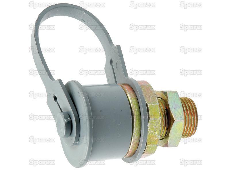 Sparex Hydraulic Trailer Brake Coupling Male M18 x 1.50 Metric Male Bulkhead Case IH (3131463R91)