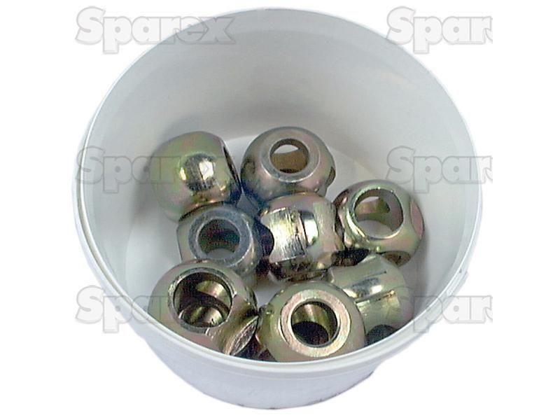Lower Link Dual Category Balls (Cat. 2 Outer, 1/2 Inner), (10 pcs. Small Bucket) for Massey Ferguson 390 (300 Series)