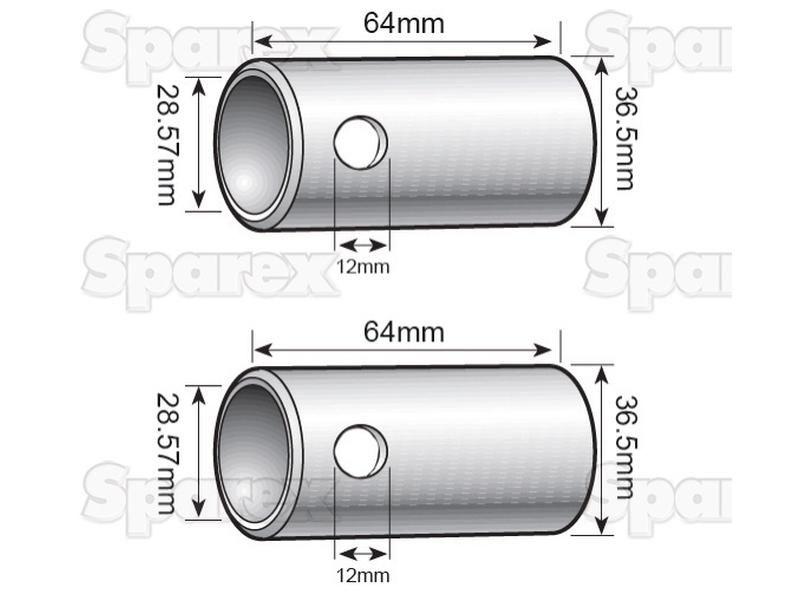 Lower Link Conversion Bush (Cat. 3 to 2)