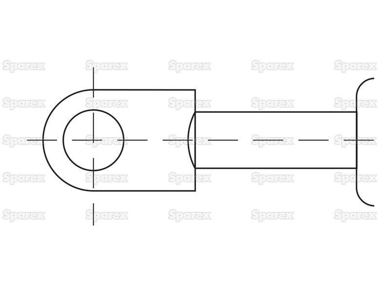 Gas Strut, Total length: 500mm for Renault 681 (S-1 Series)