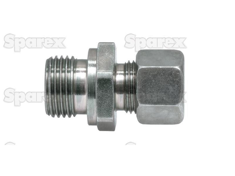 Hydraulic Metal Pipe Male Stud Coupling G.E.V. 12L - M16 x 1.5 PARKER HANNIFIN (GE12LMCF, GE12LMEDOMDCF)