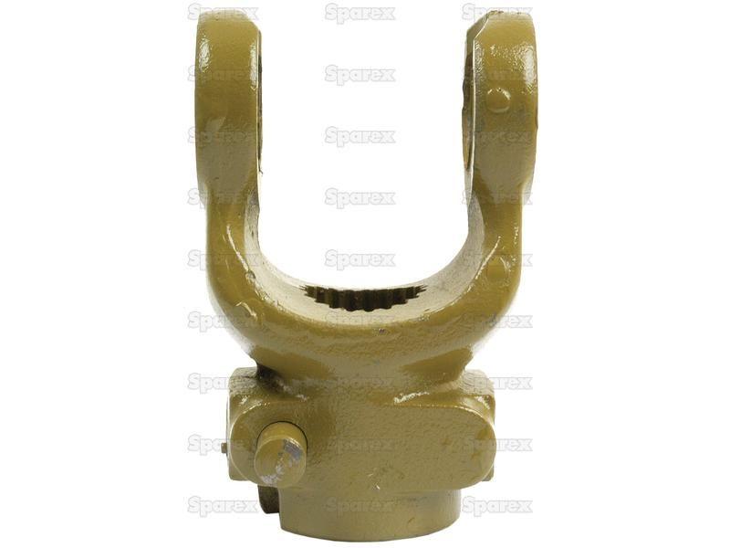 PTO Yoke - Quick Release (U/J Size: 34 x 90mm) Size: 1 3/8"-21 Spline La Magdalena, Massey Ferguson, Walterscheid
