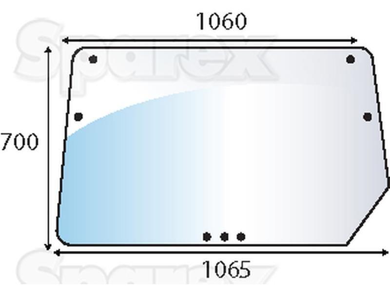 Rear Window for Deutz-Fahr DX4.17 (DX4 Series)