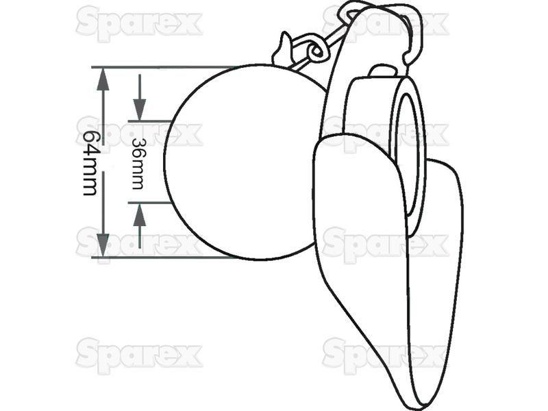 Lower Link Ball, Guide Cone and Linch Pin (Cat. 3/3) for White Oliver VARIOUS