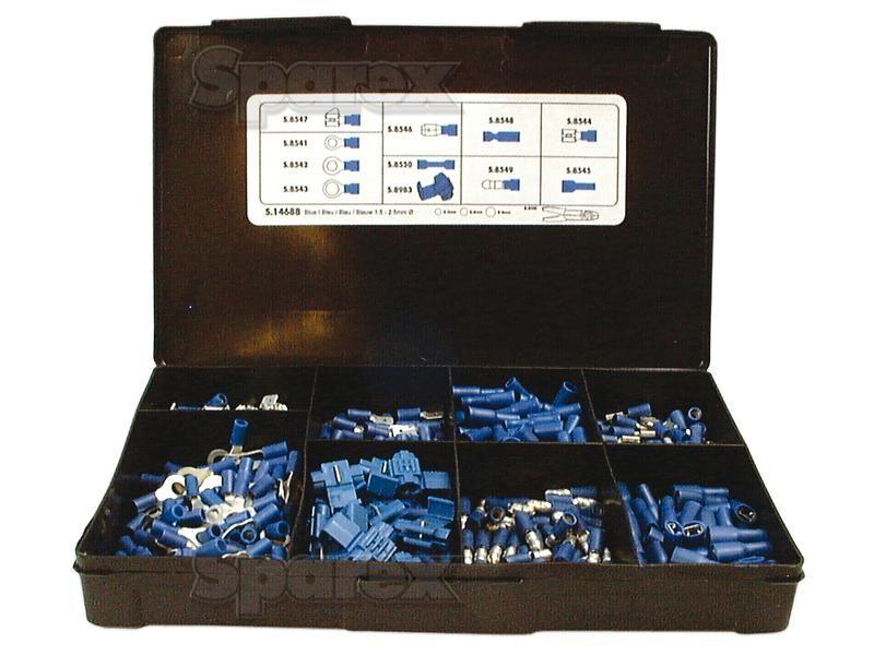 Pre Insulated Terminal Kit, Standard Crimp Blue (Handipak 430 pcs.)