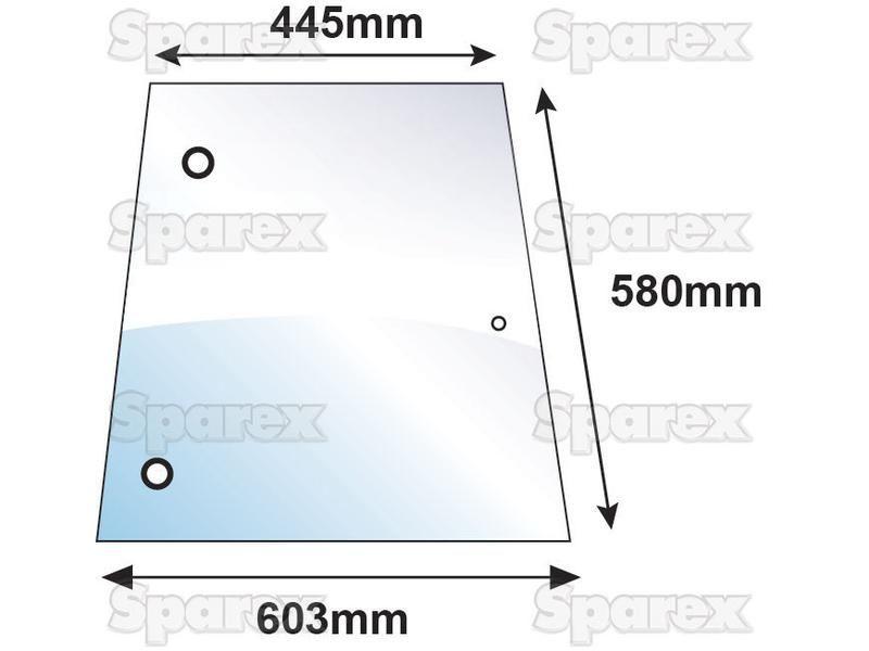 Side Glass LH/RH for Massey Ferguson 399 (300 Series)