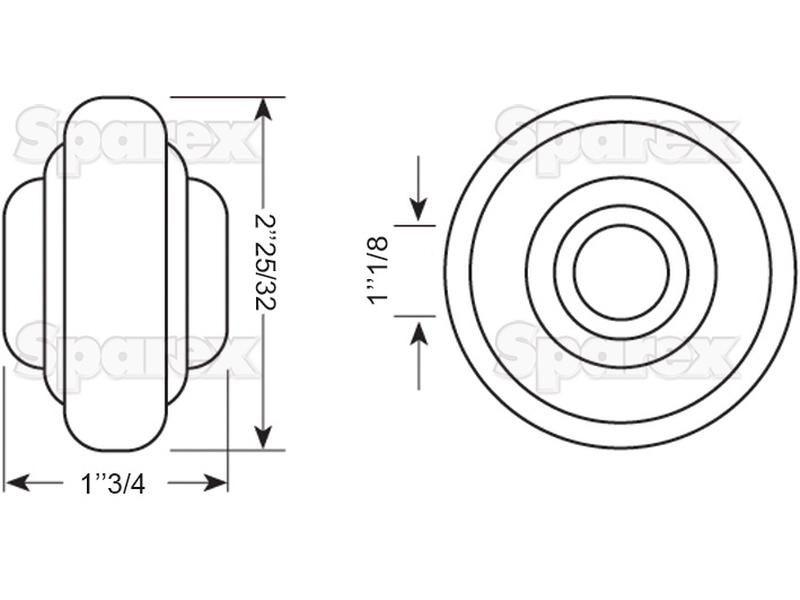 Lower Link Swivel Set (Cat. 2)