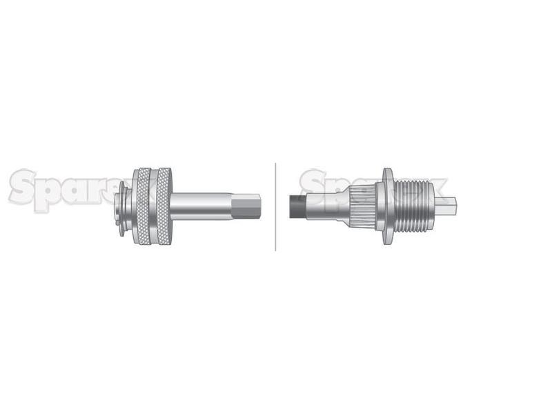 Drive Cable - Length: 644mm, Outer cable length: 630mm. for Fendt FARMER 309 LS