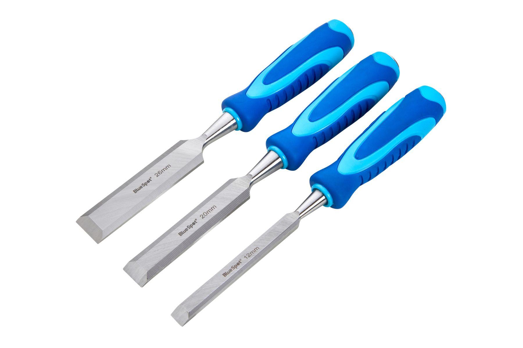 Blue Spot Tools 3 PCE Wood Chisel Set With Striking Caps