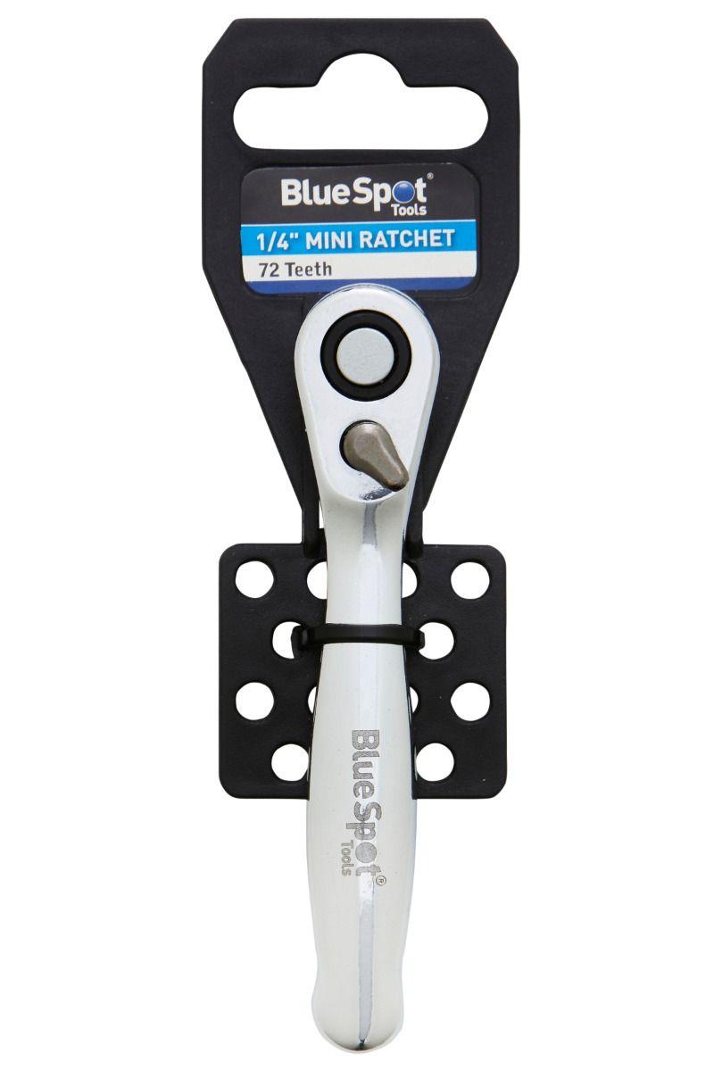 Blue Spot Tools 1/4" Mini Ratchet (72 Teeth)