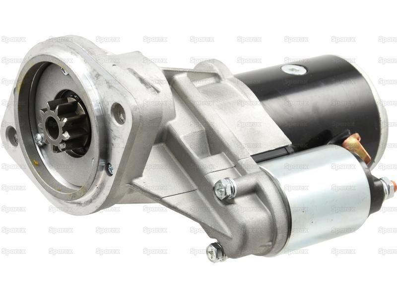 Starter Motor - 12V, 1.2Kw, Gear Reducted (Sparex) for Massey Ferguson