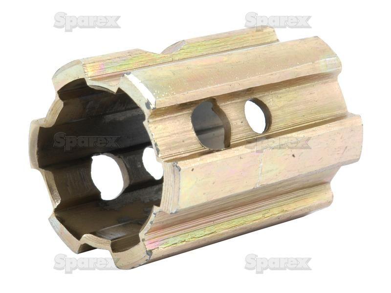 PTO Sleeve Increaser - Female spline 1 1/8'' - 6 x Male spline 1 3/8'' - 6 with . for Massey Ferguson TEF20 (TE20 Series)
