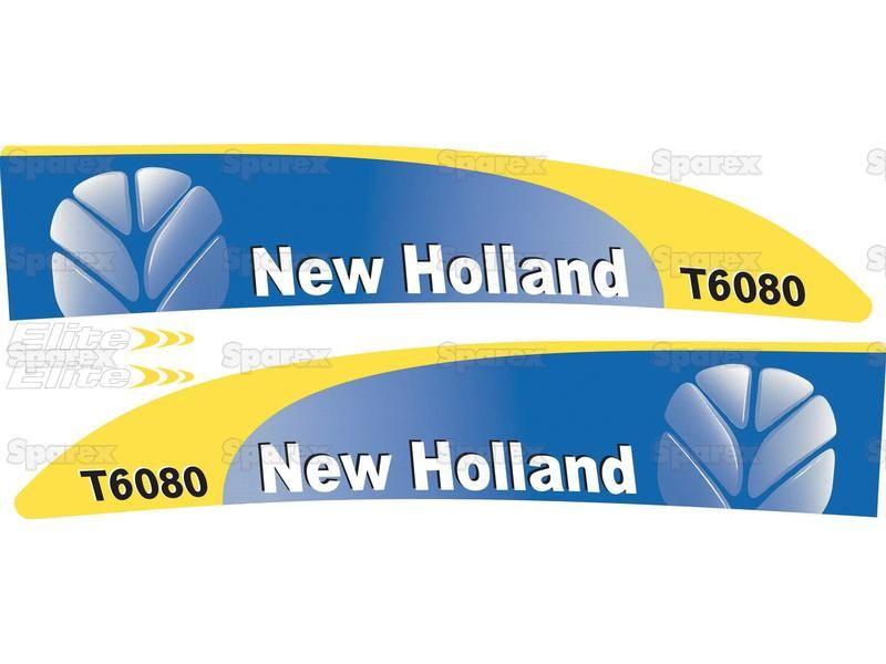 Decal Set - Ford / New Holland T6080 for Ford New Holland