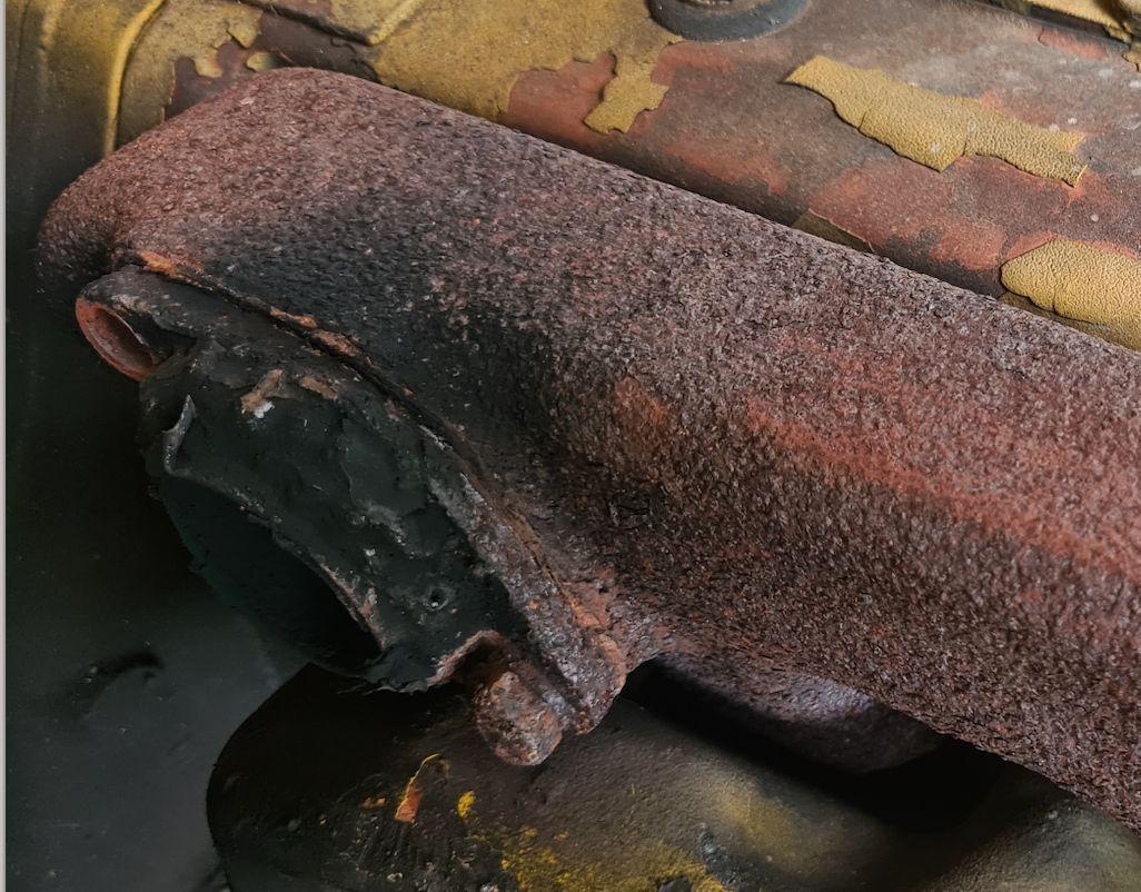 Sanderson 3T Dumper 4B3000 2 Bolt Exhaust flange with Lister Petter Engine