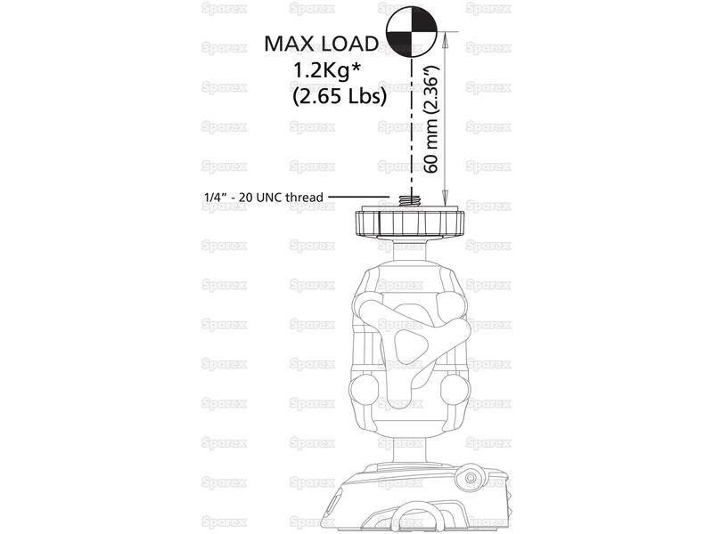 ROKK™ Mini Camera Plate ROKK mini.-Scanstrut (RL-511)