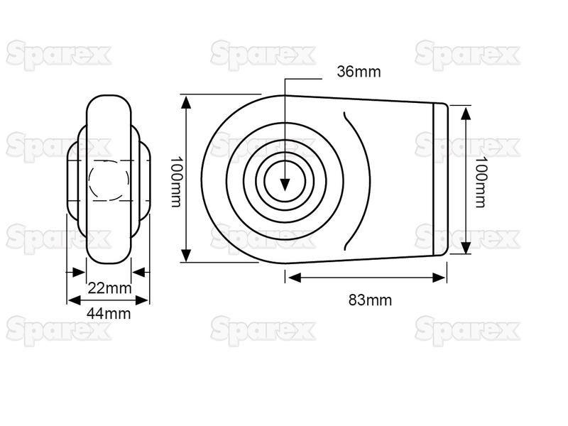 Lower Link Weld On Ball End (Cat. 3)