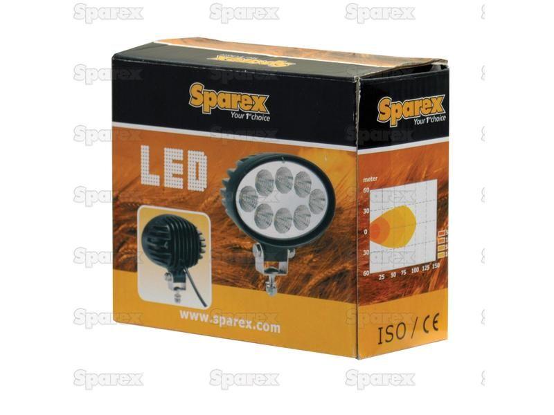 LED Work Light - aluminium case, 1800 lumen | 12/24 Volts, LEDs 8x3w