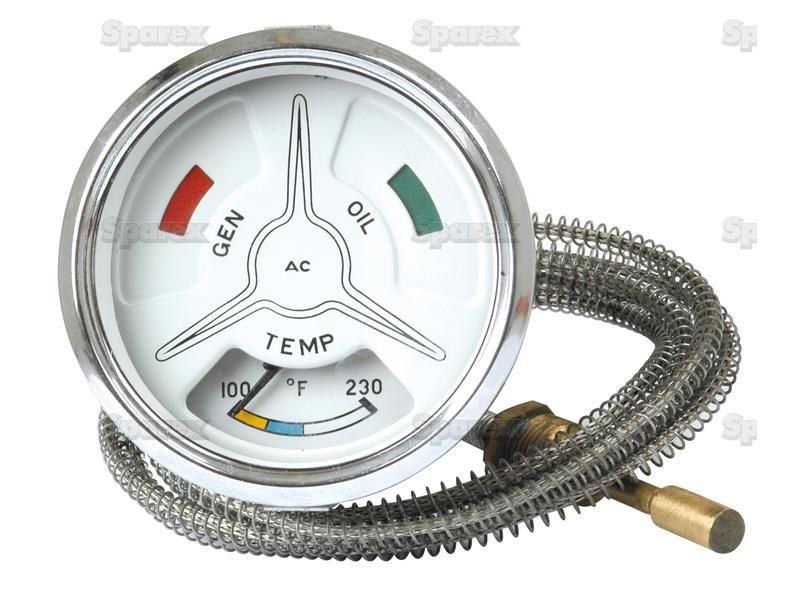 Water Temperature Gauge, Temperature range: , for Ford New Holland (E1ADDN10849)