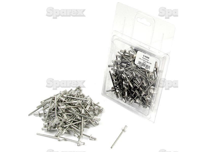 Pop Rivets (100 pcs.) Agripak