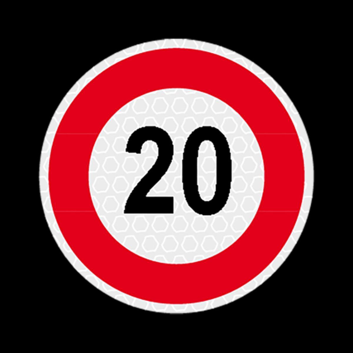 20 Km/H Signalling Panel for Toyota 0310169