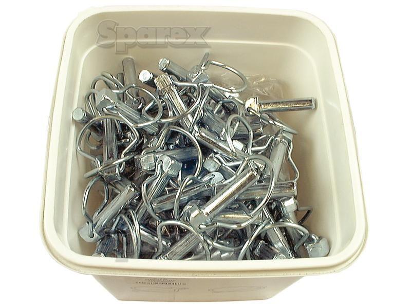 Pear Linch Pin, Pin Ø11mm x 44.5mm (150 pcs. Small Bucket)