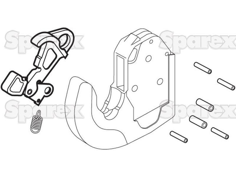Lower Link Weld-On Hook (Cat. 2) for White Oliver VARIOUS