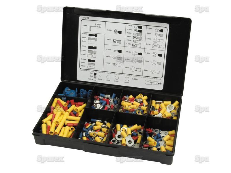 Pre Insulated Terminal Kit, Standard Crimp Assorted (Handipak 380 pcs.)