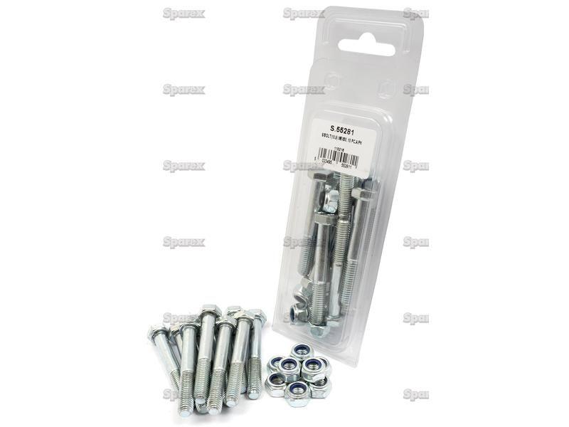 Shear Bolt, M8 x 60mm (10 pcs. Agripak)