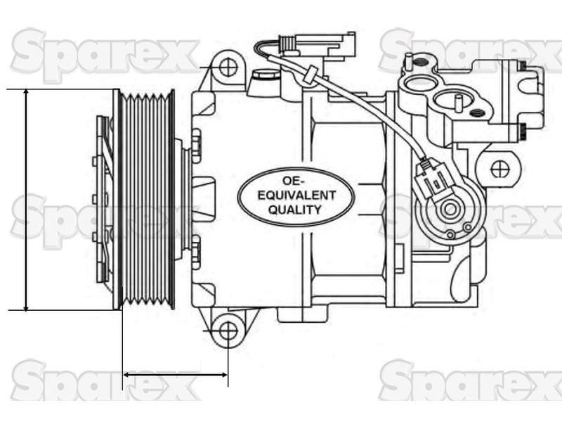 Compressor (10PA17C) for John Deere
