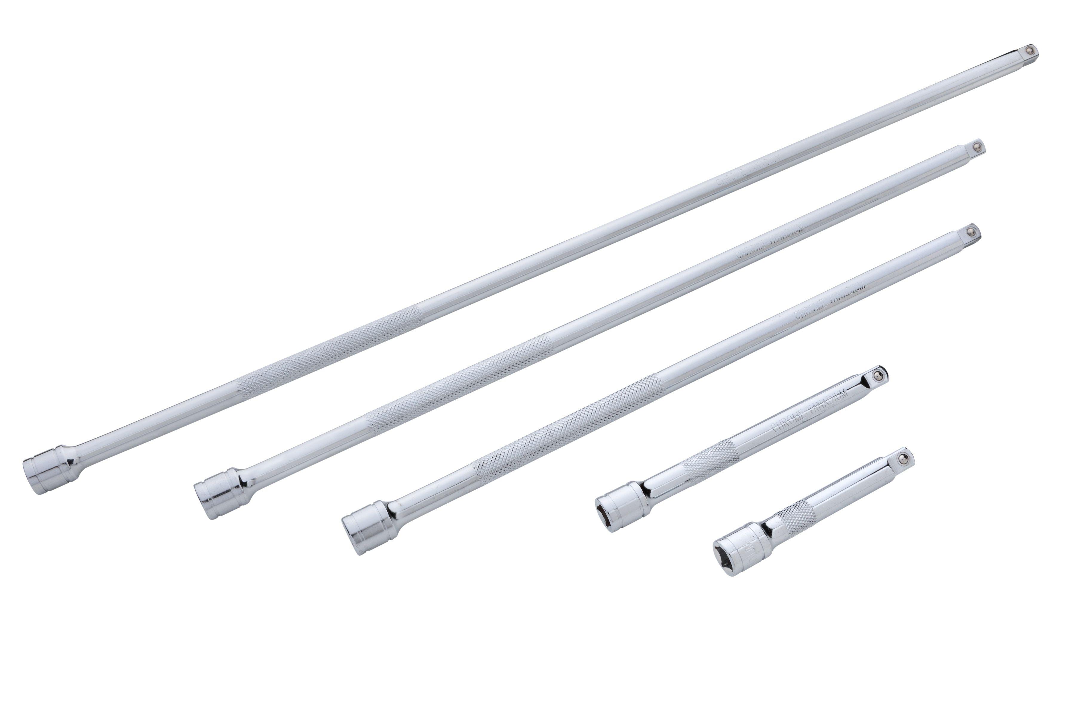 Blue Spot Tools 5 PCE Extra Long 3/8" Extension Bar Set