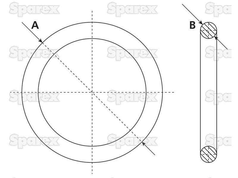 Gasket Ring 4'' (124mm) (Rubber)