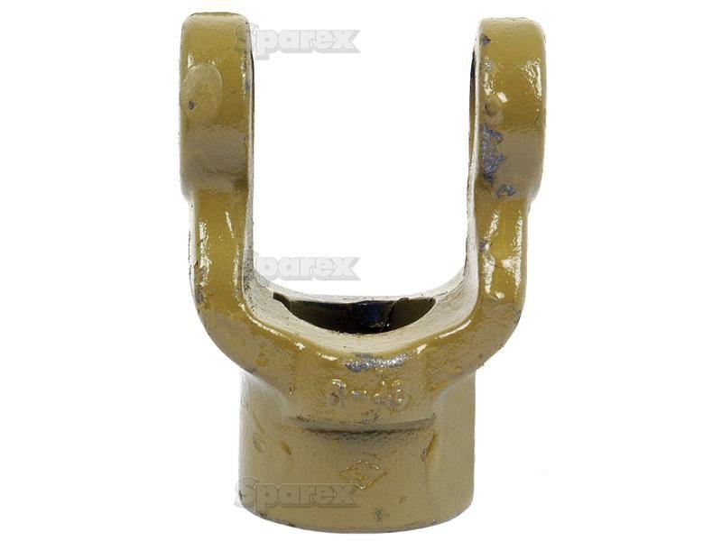 PTO Yoke - Keyed Yoke (U/J Size: 27 x 74.5mm) Bore Ø1 3/8'', Key Size: 5/16''. Bondioli & Pavesi, La Magdalena, Sisu Diesel, Walterscheid