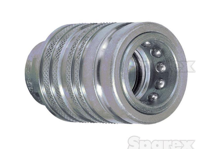 Faster Quick Release Hydraulic Coupling Female 1/2'' Body x 1/2'' BSP Female Thread Faster S.p.A (4PV 12 GAS F, 4PV12GASF)