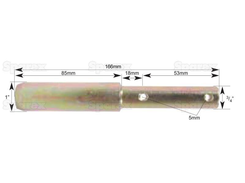 Top link pin - Dual category 19 - 25mm Cat.1/2 for Vicon VARIOUS