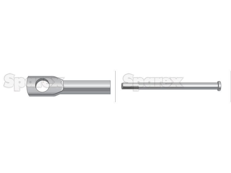 Throttle Cable - Length: 1030mm, Outer cable length: 850mm. for Fiat 55-56 (56 Series)
