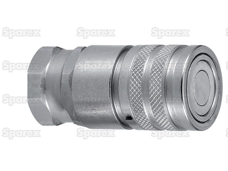Faster Flat Faced Coupling Female 1/2'' Body x 1/2'' BSP Female Thread Faster S.p.A (FFH08-12GAS F, FFH0812GASF, FFH08-12GASF)