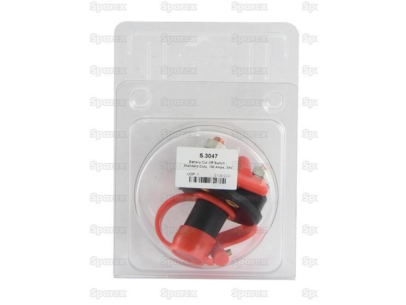 Battery Cut Off Switch - Standard Duty, 100 Amps, 24V (Agripak)