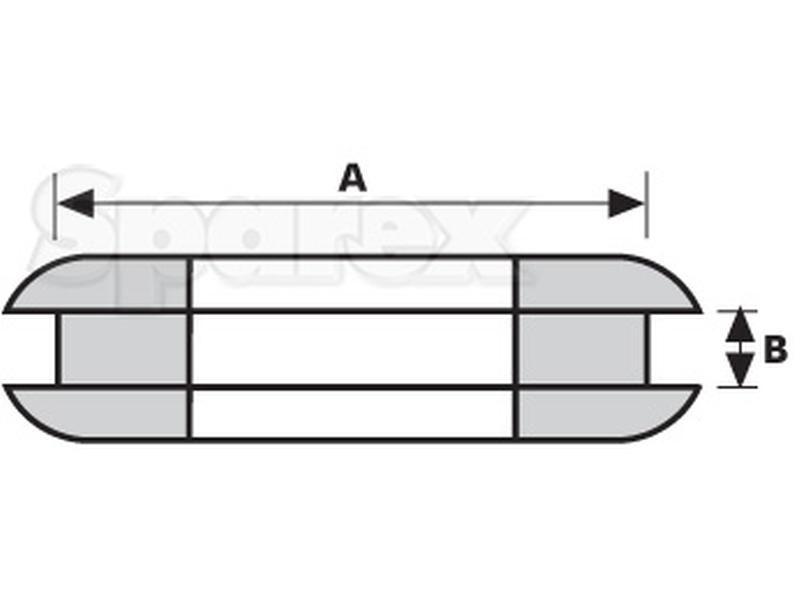 Open Grommet Ø1/4'' x 1/16'' Groove