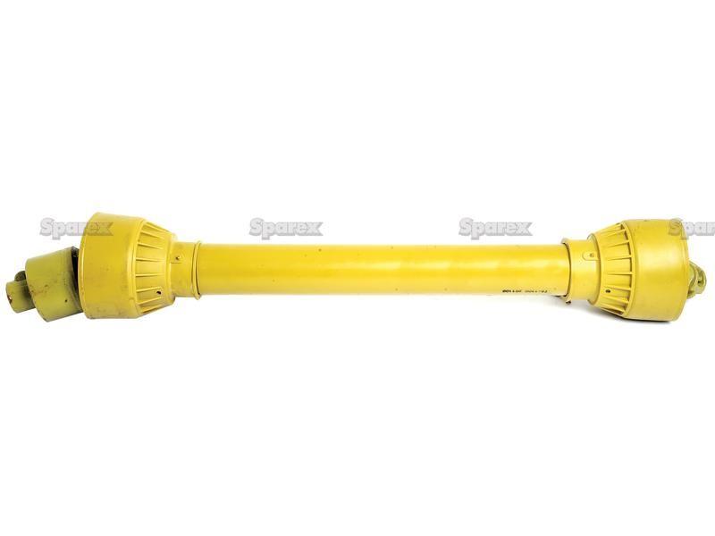PTO Shaft - (Lz) Length: 880mm, 1 3/8'' x 6 Spline Q.R. to 1 3/8'' x 6 Spline Overunning Clutch