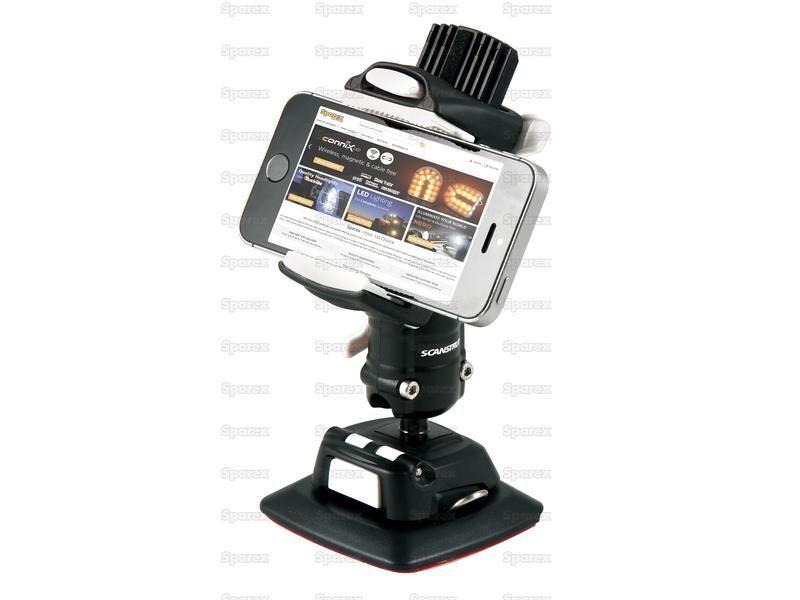 ROKK Mini Adjustable Phone Clamp & Adhesive Mount