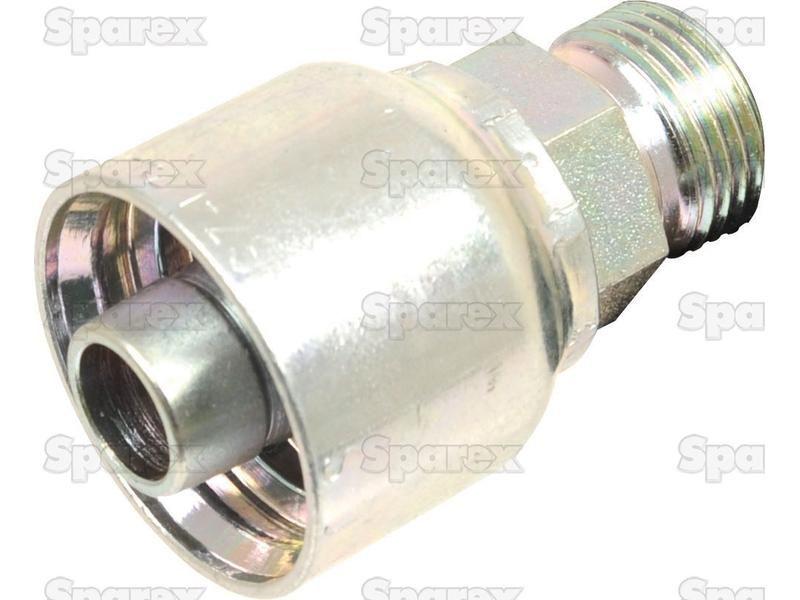 Parker Metric Hose Insert 1/2'' x M18 x 1.50  Male Straight Light Series PARKER HANNIFIN (1D048-12-8)