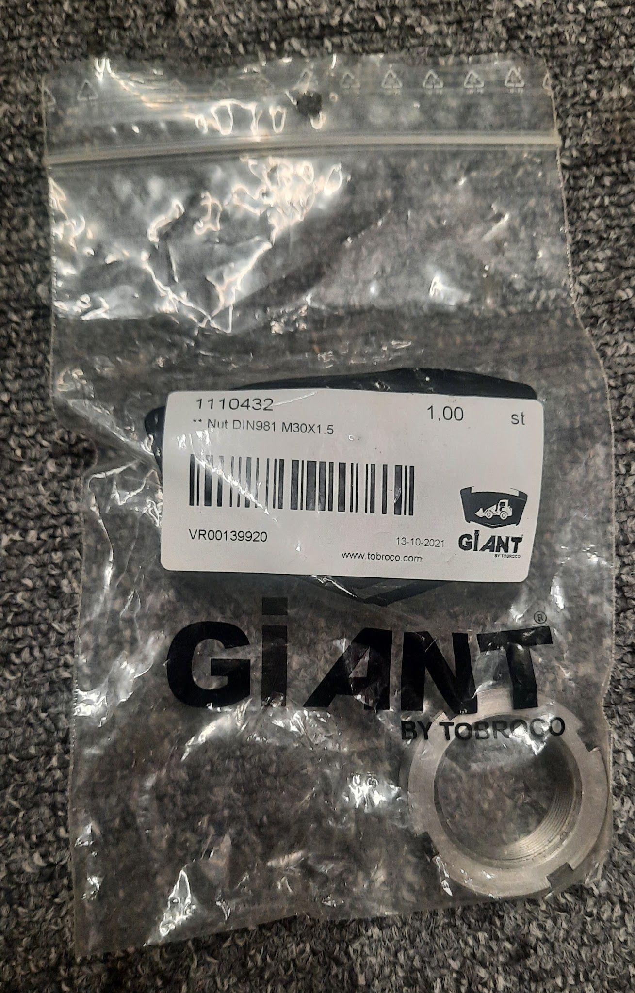 Giant by Tobroco 1110432 | Lock Nut