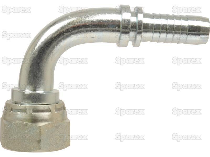 Dicsa BSP 60° Hose Insert 1/4'' x 1/2'' Female Thread 90° Swept Swivel