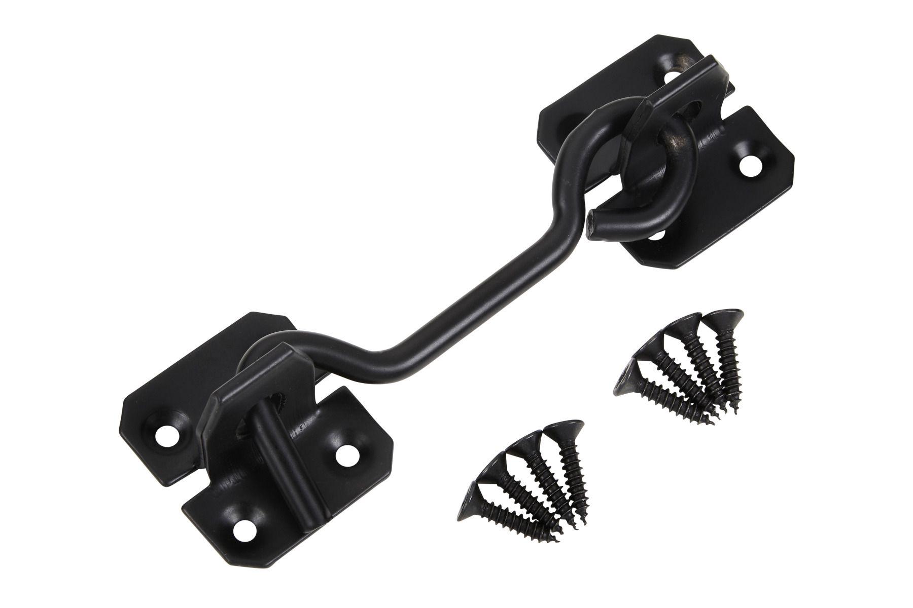 Blue Spot Tools Black Powder Coated Cabin Hook 102mm