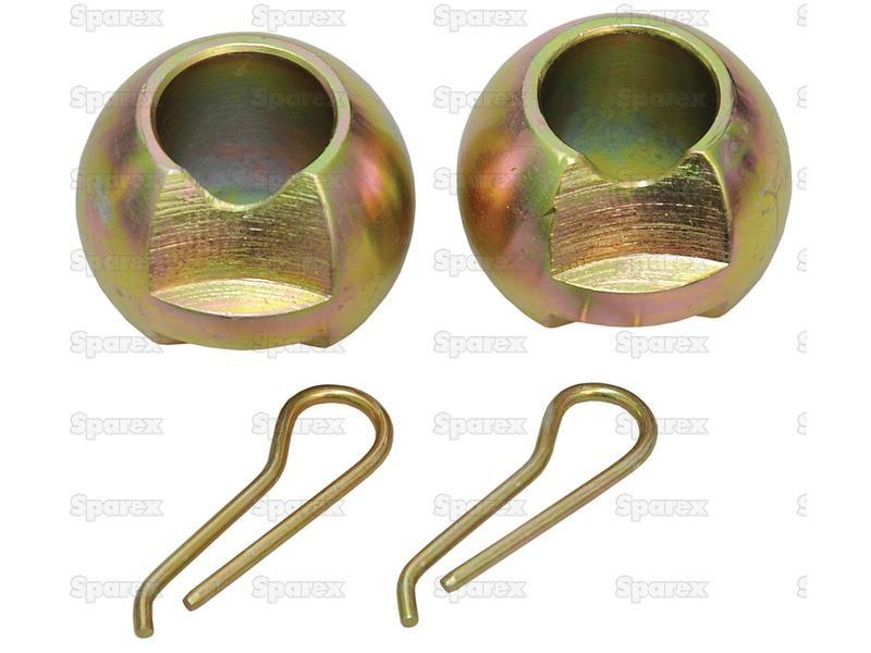 Lower Link Balls & Retaining Clips (Cat. 2/2) (4 pcs. Agripak) for Massey Ferguson 390 (300 Series)