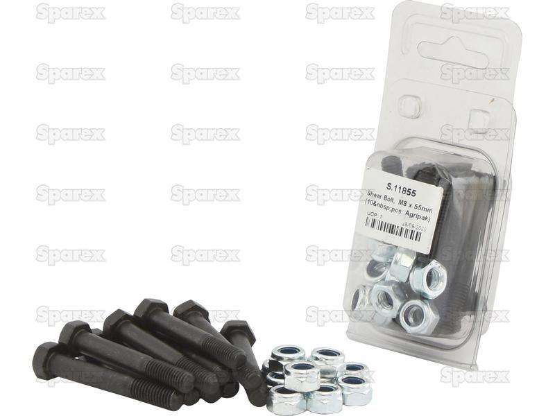 Shear Bolt, M8 x 55mm (10 pcs. Agripak) Ford New Holland (554935)