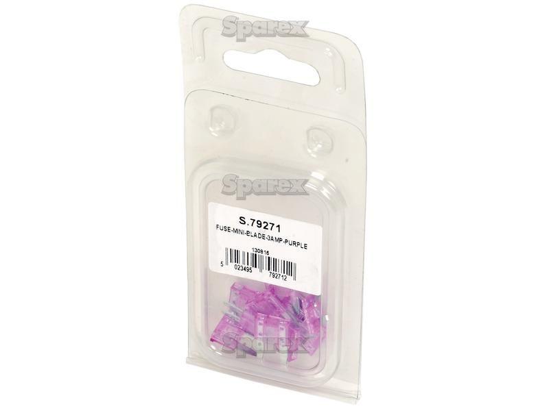 Mini Blade Fuses Agripak 3 Amps 10 pcs. Agripak